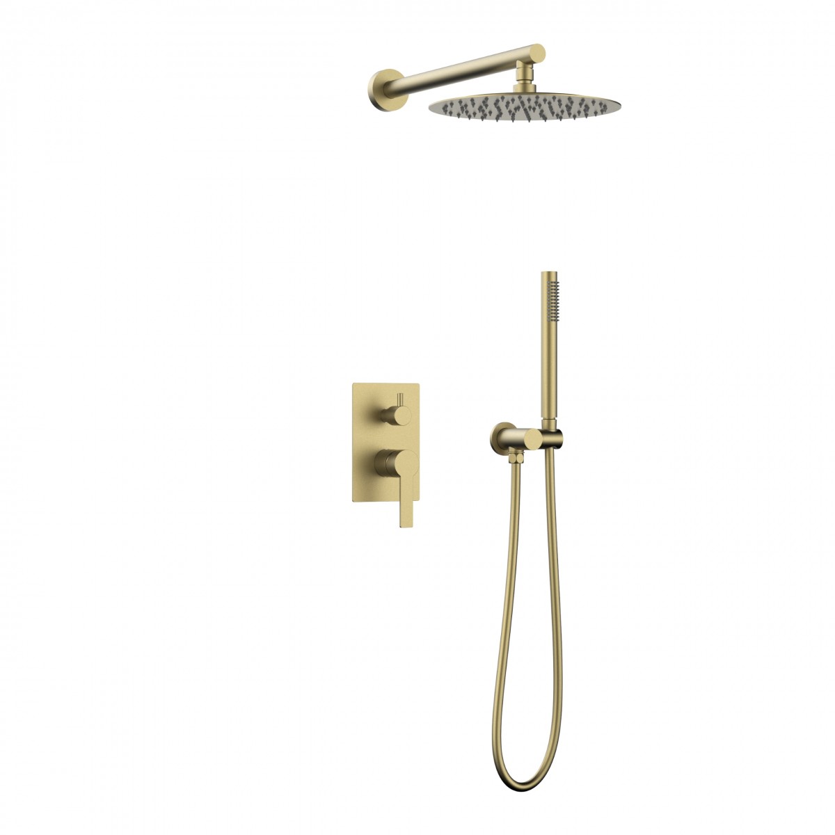 Встраиваемая душевая система Vincea Linea VSFW-4LN0BG (золото брашированное)