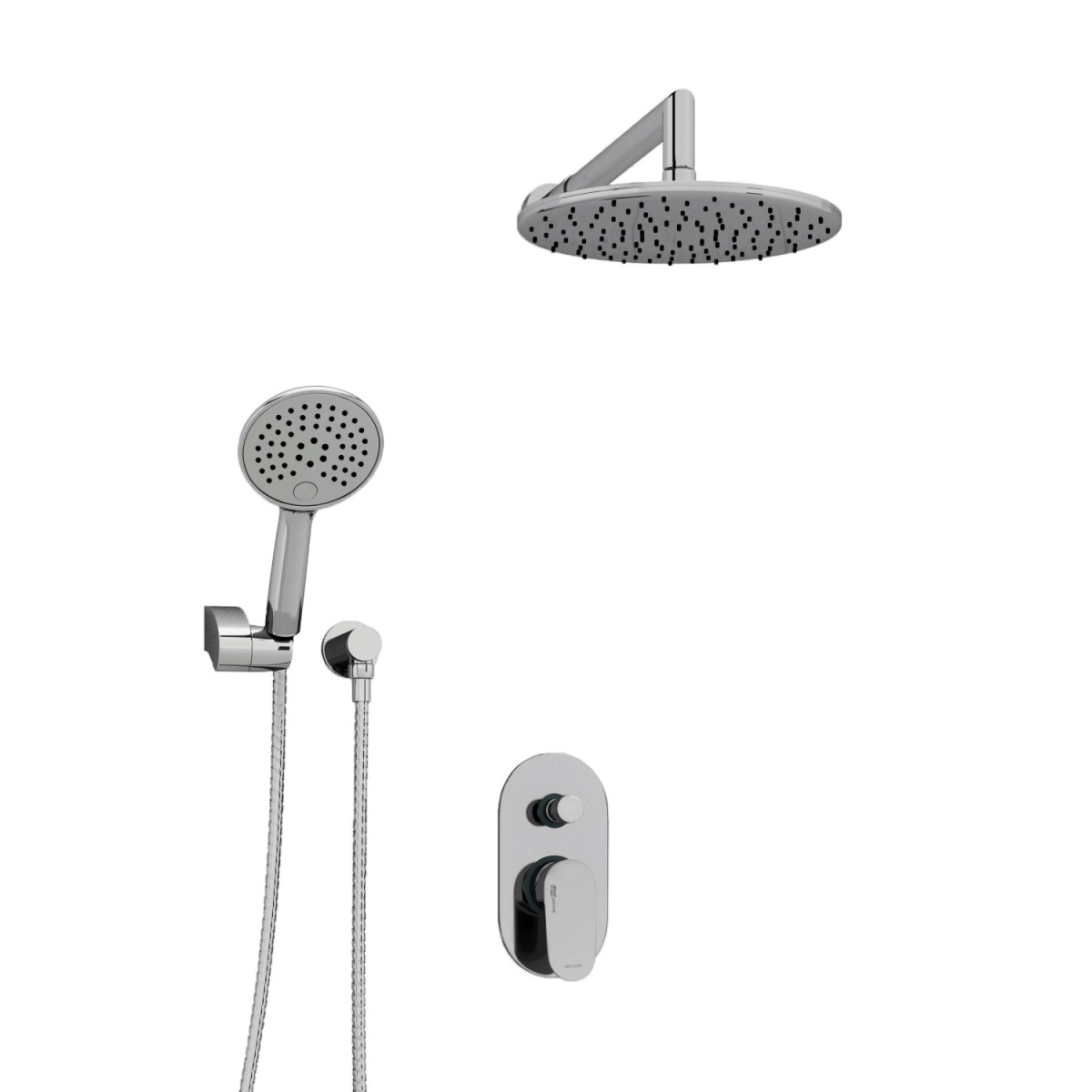 Встраиваемая душевая система WasserKRAFT Donau A14030 (хром)