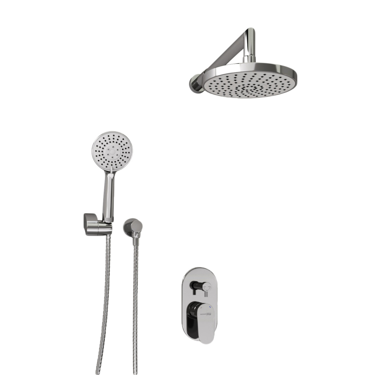 Встраиваемая душевая система WasserKRAFT Donau A14229 (хром)
