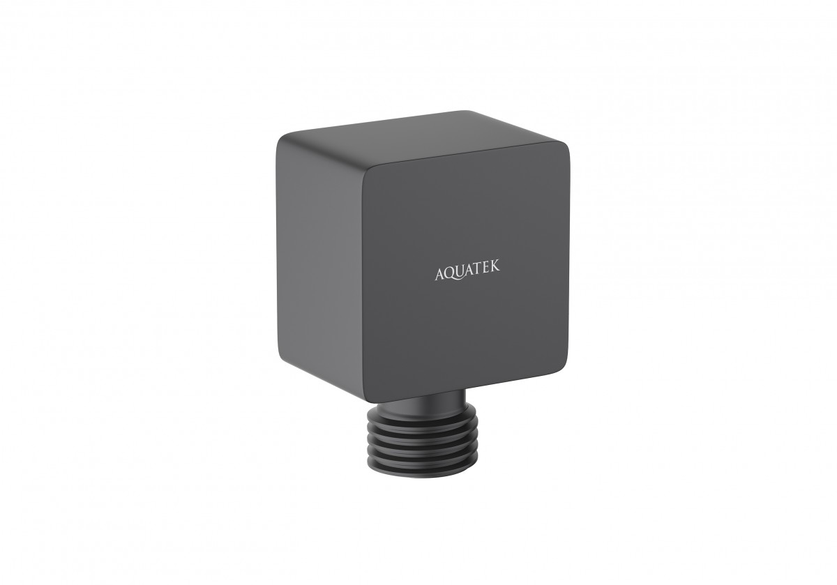 Шланговое подключение Aquatek AQ2459MB (чёрный матовый)