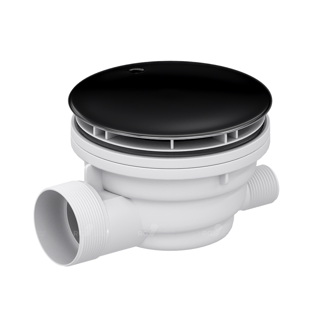 Сифон для поддонов RGW Velplex QYD-01 39241101-04 (чёрный)