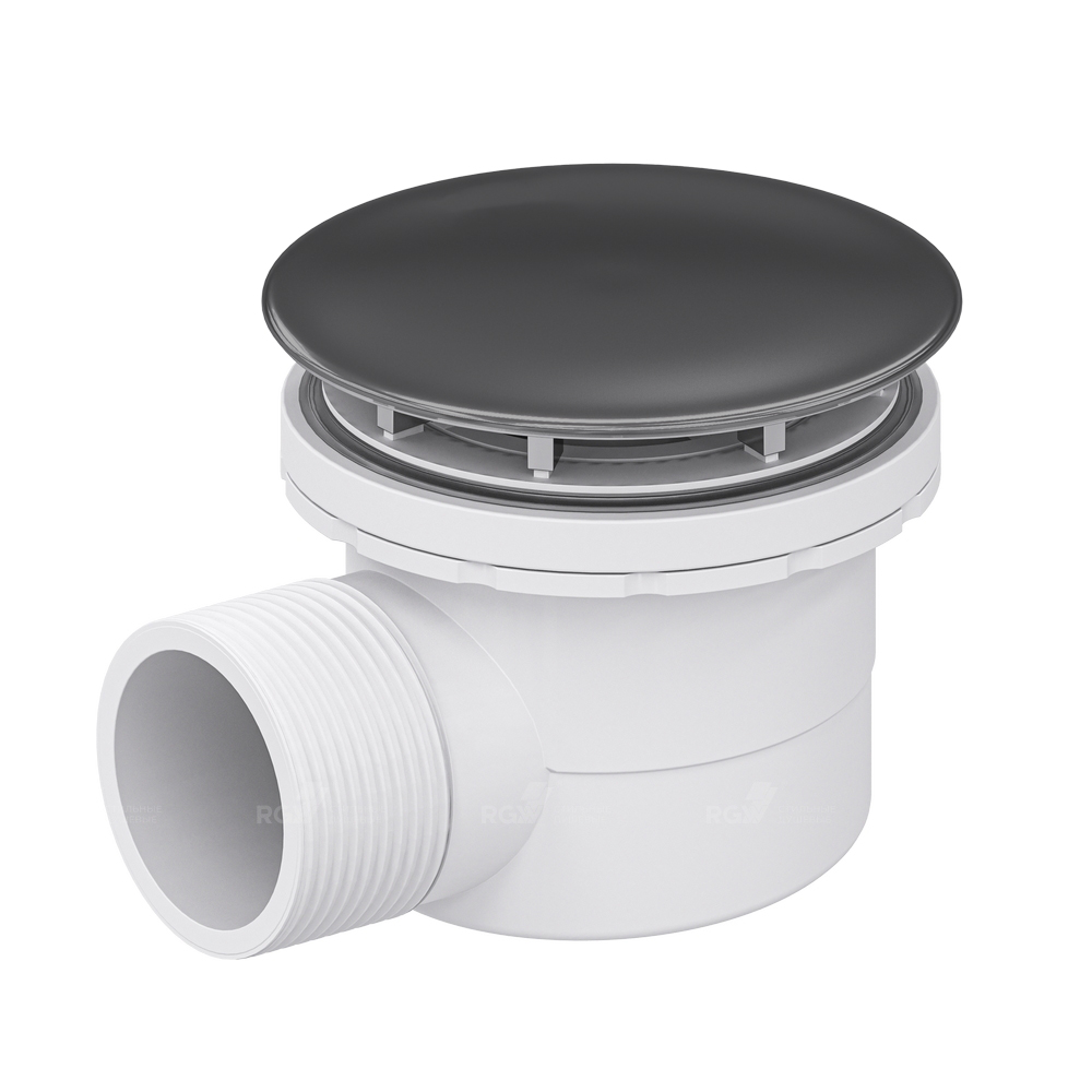 Сифон для поддонов RGW Velplex QYD-06 18241106-02 (графит)