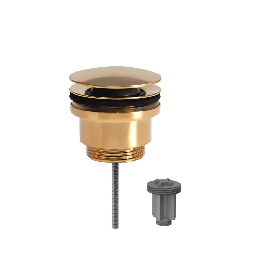 Донный клапан для раковины Milleau Tissage ML35011C/C-BG (брашированное золото)