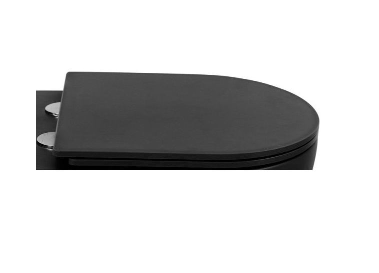 Крышка-сиденье для унитаза BelBagno COLORATO BB062SC-MB (черный матовый) soft close