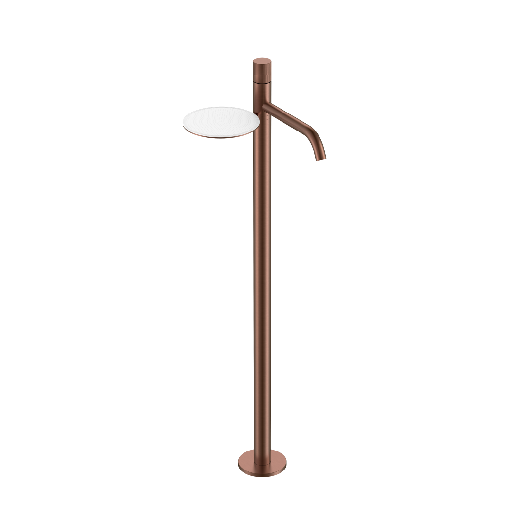Смеситель напольный для ванны Boheme Stick 120-BRB.4 (брашированная бронза)