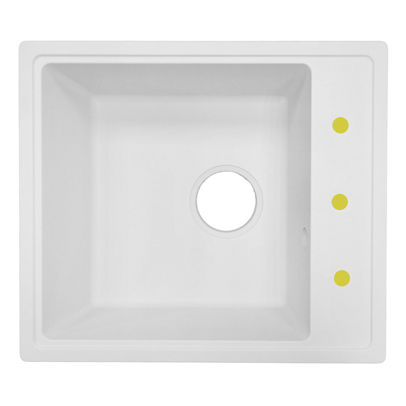 Кухонная мойка Azario Milas CS00097665 480*420 мм (белый)