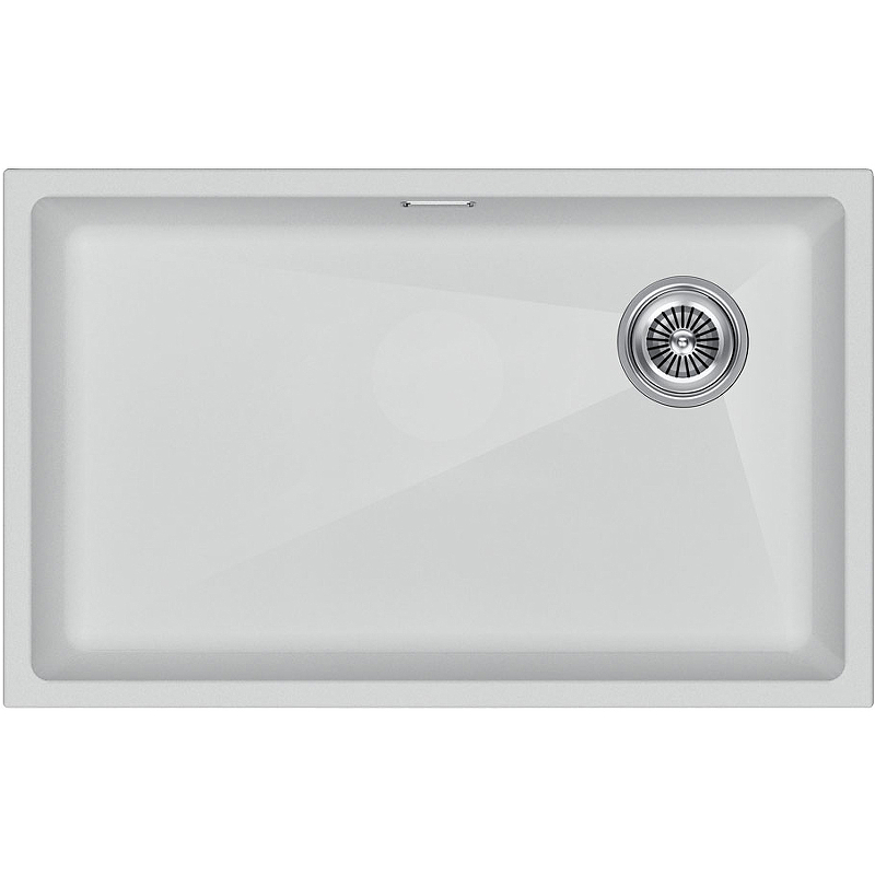 Кухонная мойка Paulmark Lumi 74 UNI-Skew LU74SK-WH 740*460 мм (белый)