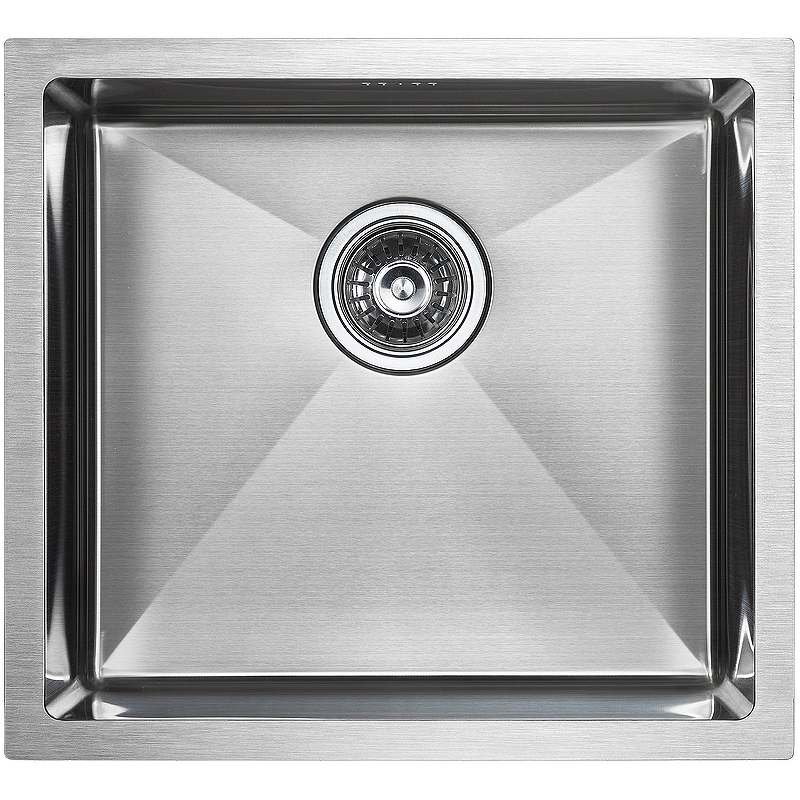 Кухонная мойка Paulmark Gerberg 48 Uni PM254844-BS 480*440 мм (нержавеющая сталь)