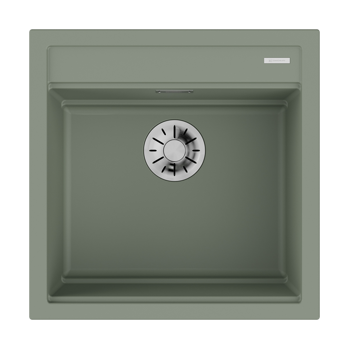 Кухонная мойка Omoikiri Kitagawa 51-WG 4993831 510*510 мм (зелёный)