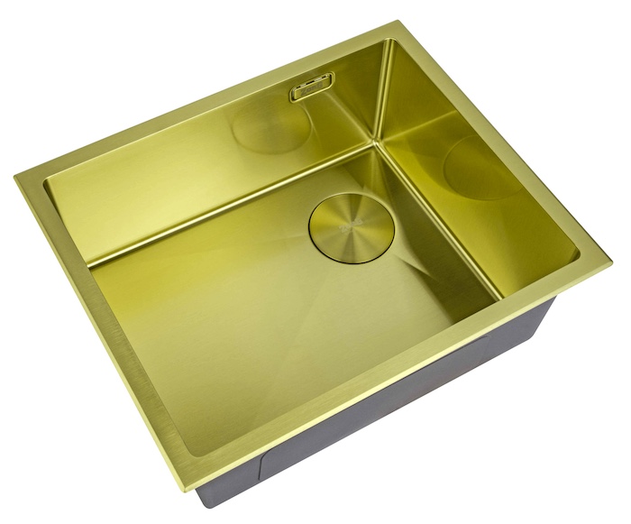 Мойка кухонная Zorg LUX 5344 GOLD SATIN 530*440 мм (золото)