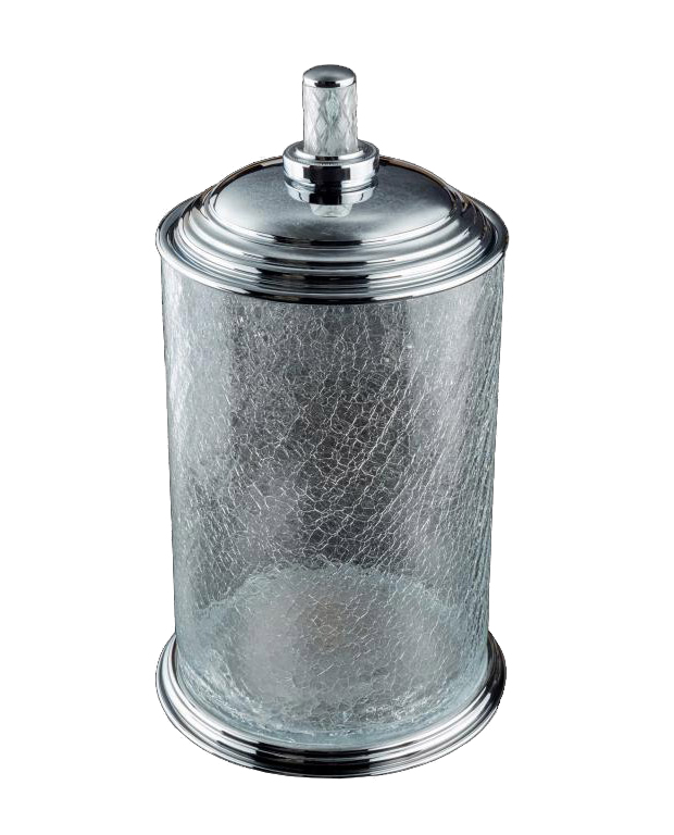 Ведро для мусора Boheme Murano Cristal 10914-CRST-CH (хром/стекло)
