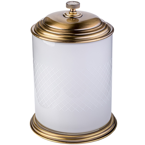 Ведро для мусора Boheme Royale Cristal 10934-BR (бронза/стекло)