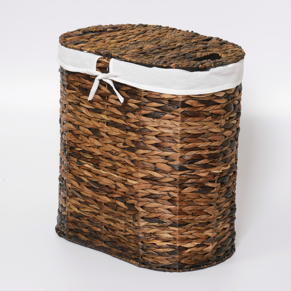 Корзина для белья WasserKRAFT Dill WB-611-L плетеная (темно-коричневый)
