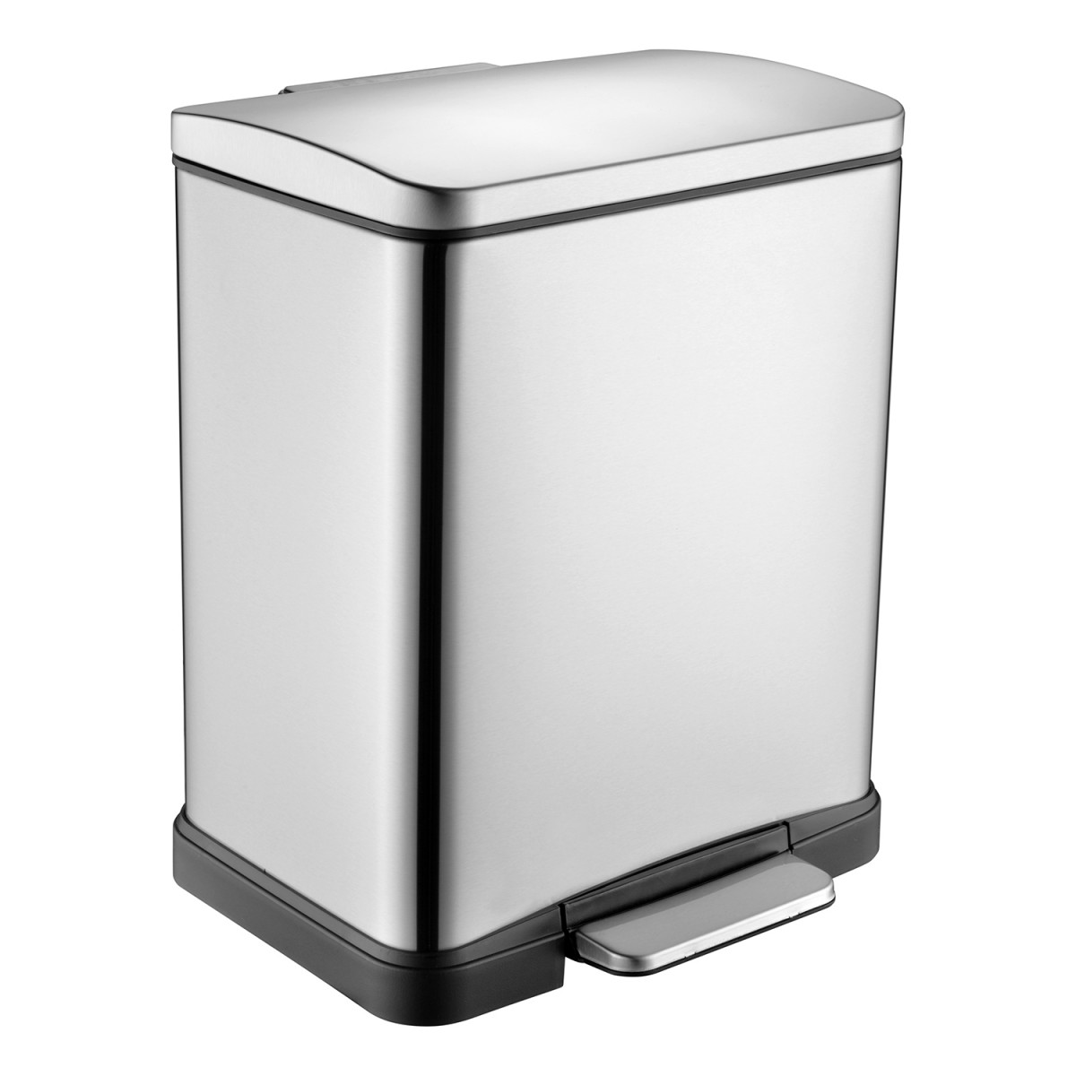 Ведро для мусора WasserKRAFT 12L K-622 (хром)