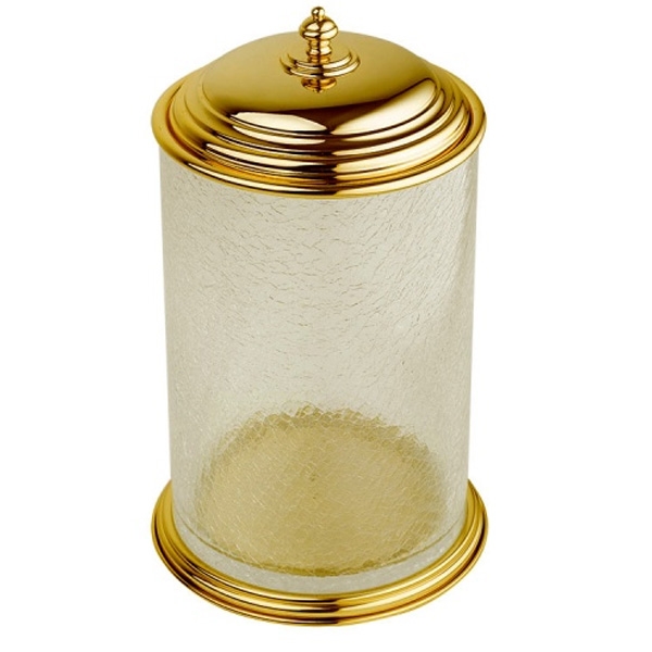 Ведро для мусора Boheme Palazzo 10108 (золото/стекло)