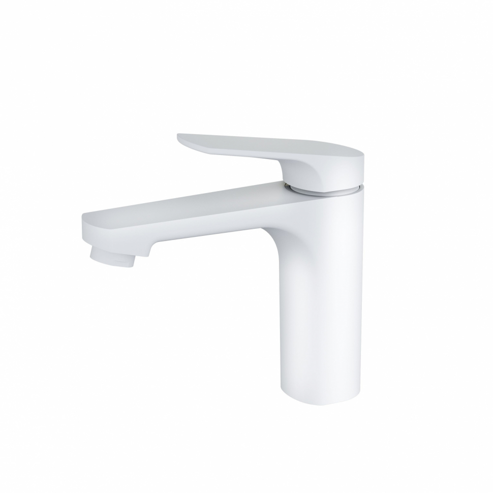 Смеситель для раковины Wonzon & Woghand WW-A40492-MW (белый матовый)