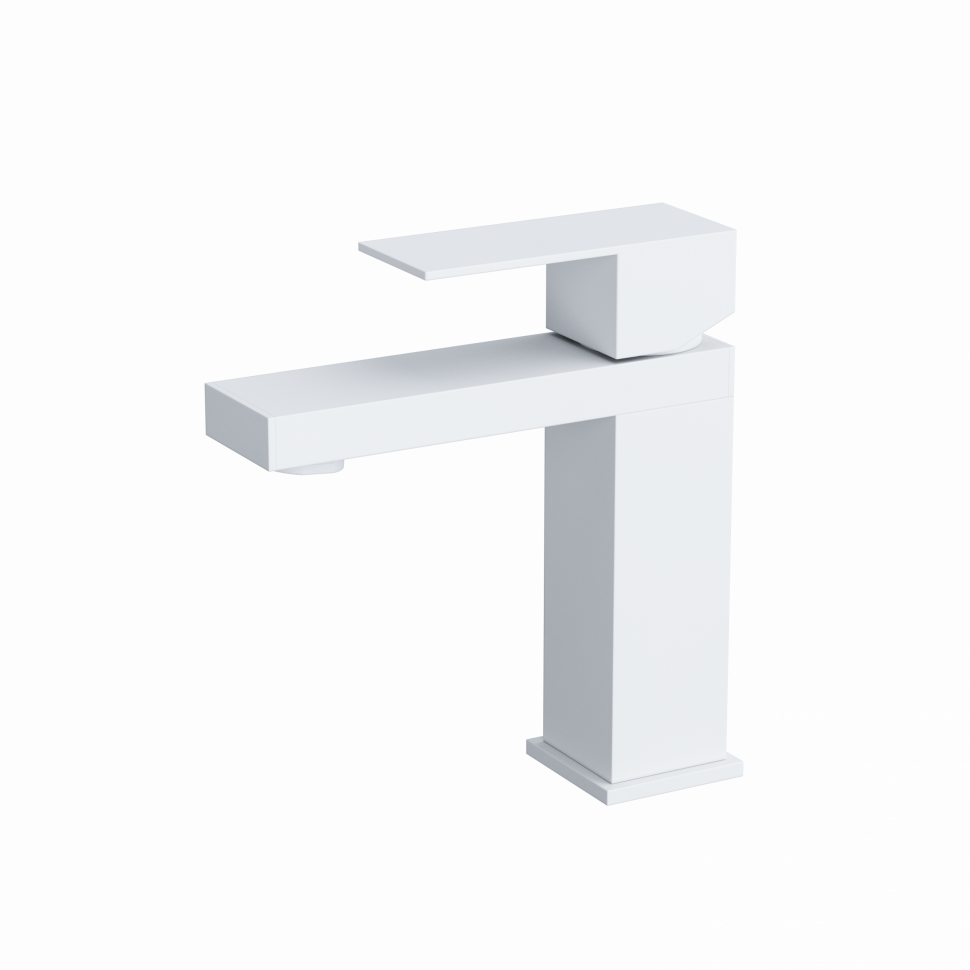 Смеситель для раковины Wonzon & Woghand WW-A40982-MW (белый матовый)