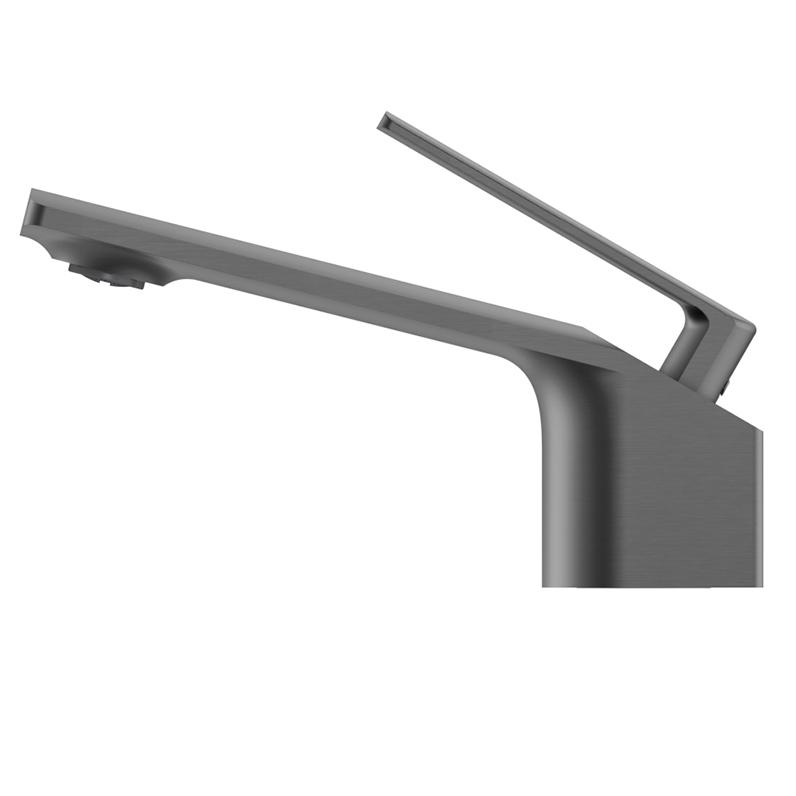 Смеситель для раковины Black&White Gravity 7104GM (оружейная сталь)