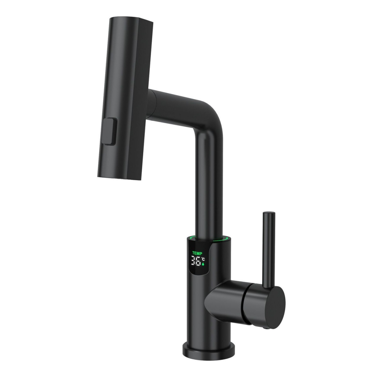 Смеситель для раковины Black&White Sky Day 3028B (чёрный матовый)