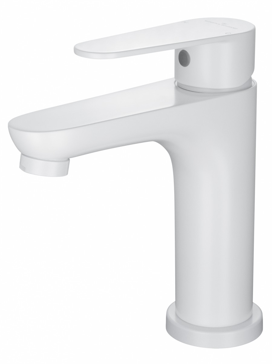 Смеситель для раковины Wonzon & Woghand ALFA WW-A40202-MW (белый матовый)