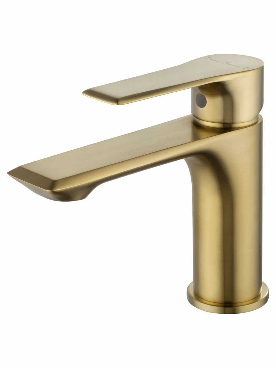 Смеситель для раковины Wonzon & Woghand BRILLIANT WW-88018079-BG (брашированное золото)