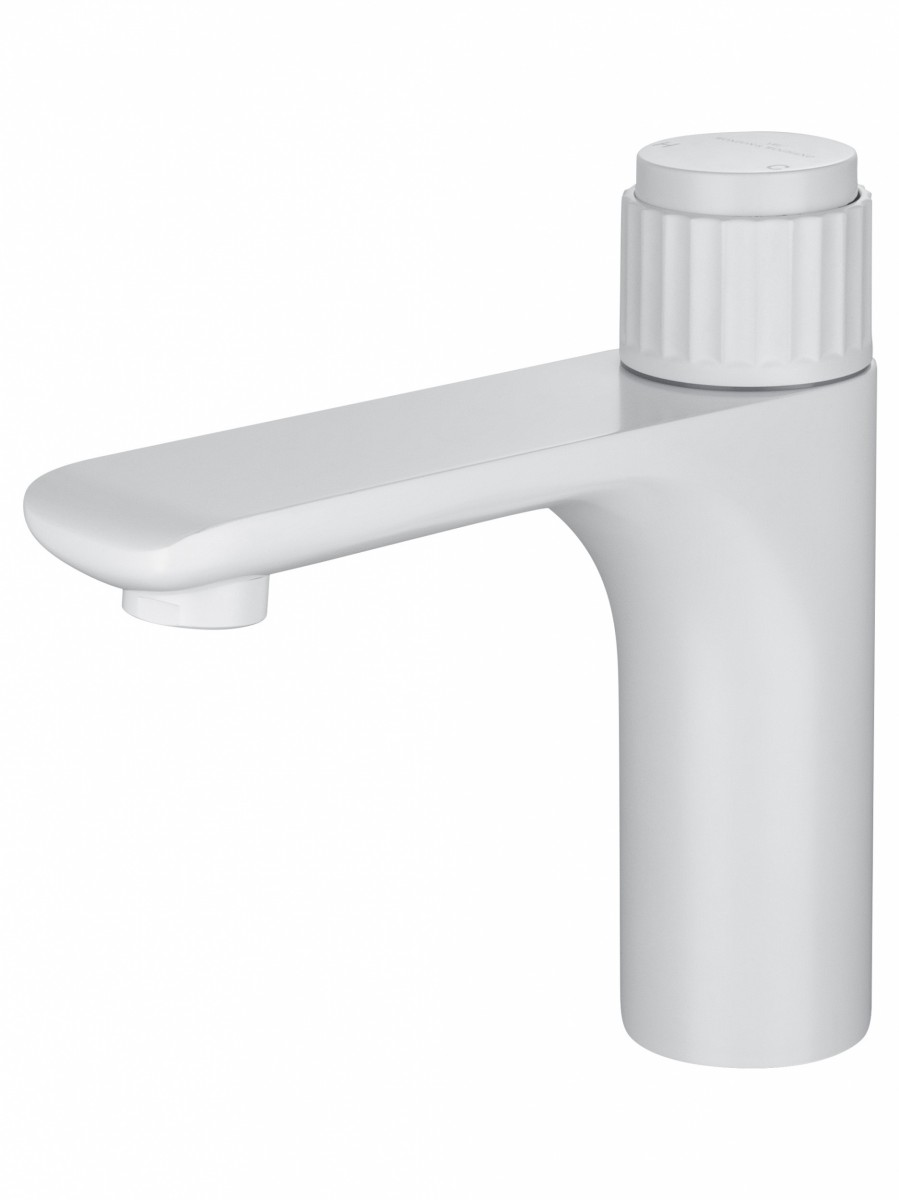 Смеситель для раковины Wonzon & Woghand CLICK WW-A40412-MW (белый матовый)