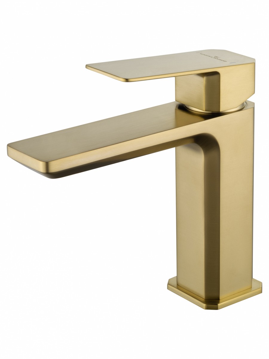 Смеситель для раковины Wonzon & Woghand DIAMOND WW-88139011-BG (брашированное золото)