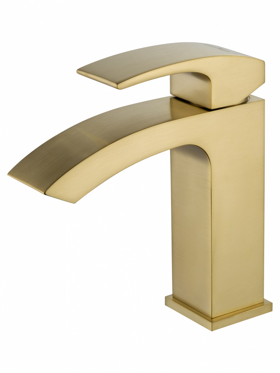 Смеситель для раковины Wonzon & Woghand FIT WW-88139009-BG (брашированное золото)