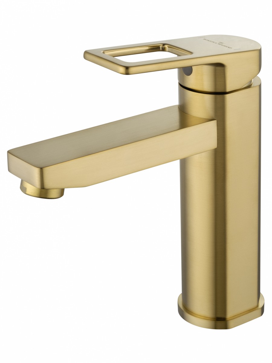 Смеситель для раковины Wonzon & Woghand FRAME WW-88139010-BG (брашированное золото)