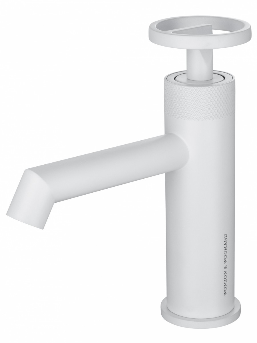Смеситель для раковины Wonzon & Woghand WW-H1065-MW (белый матовый)