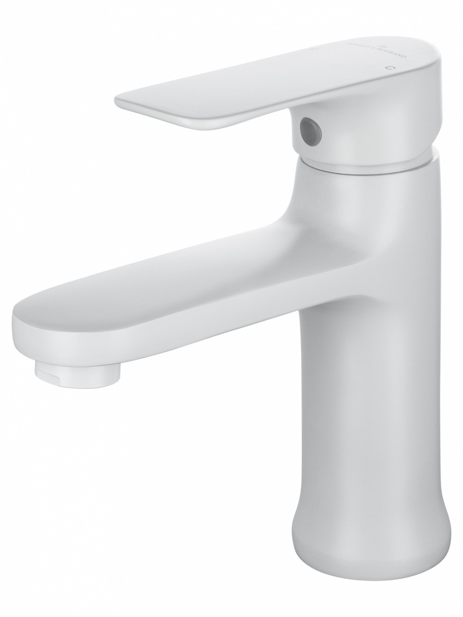 Смеситель для раковины Wonzon & Woghand WW-XH-011-MW (белый матовый)