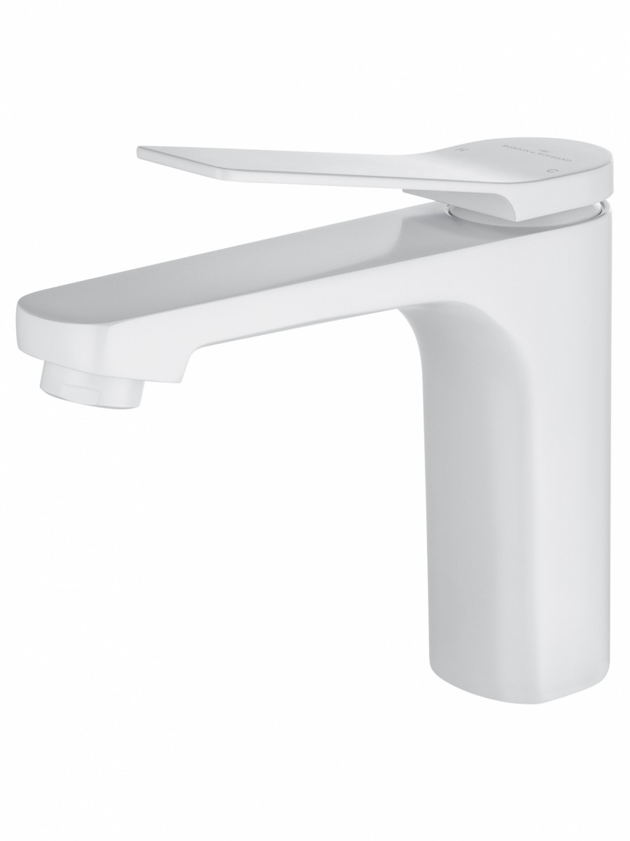 Смеситель для раковины Wonzon & Woghand WW-XH-013-MW (белый матовый)