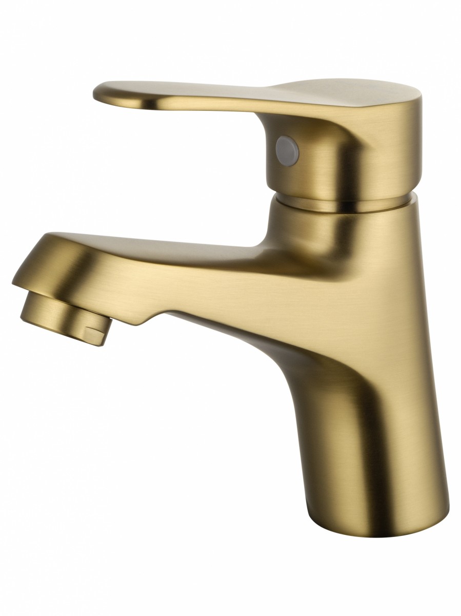 Смеситель для раковины Wonzon & Woghand WW-A40212-BG (брашированное золото)