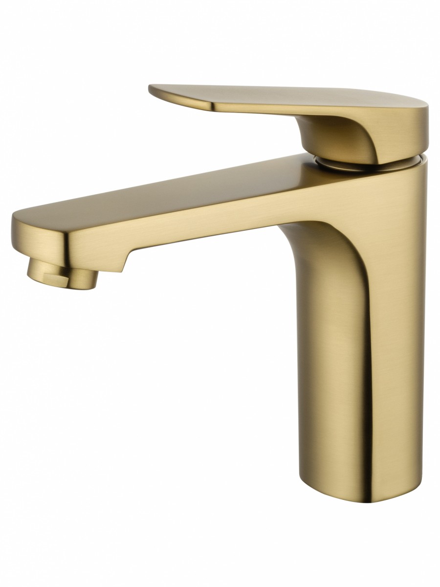 Смеситель для раковины Wonzon & Woghand WW-A40492-BG (брашированное золото)