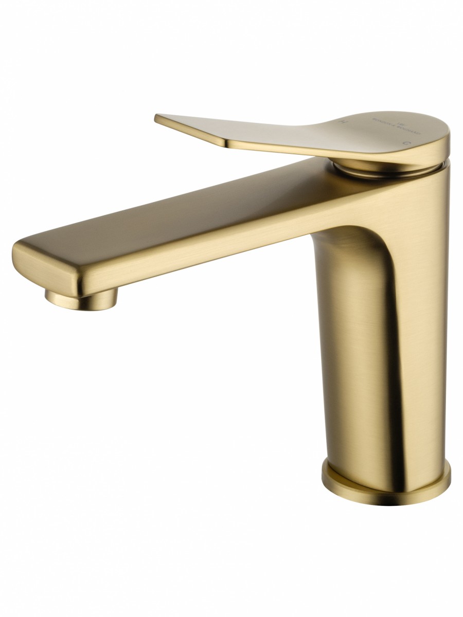 Смеситель для раковины Wonzon & Woghand WW-XH-012-BG (брашированное золото)