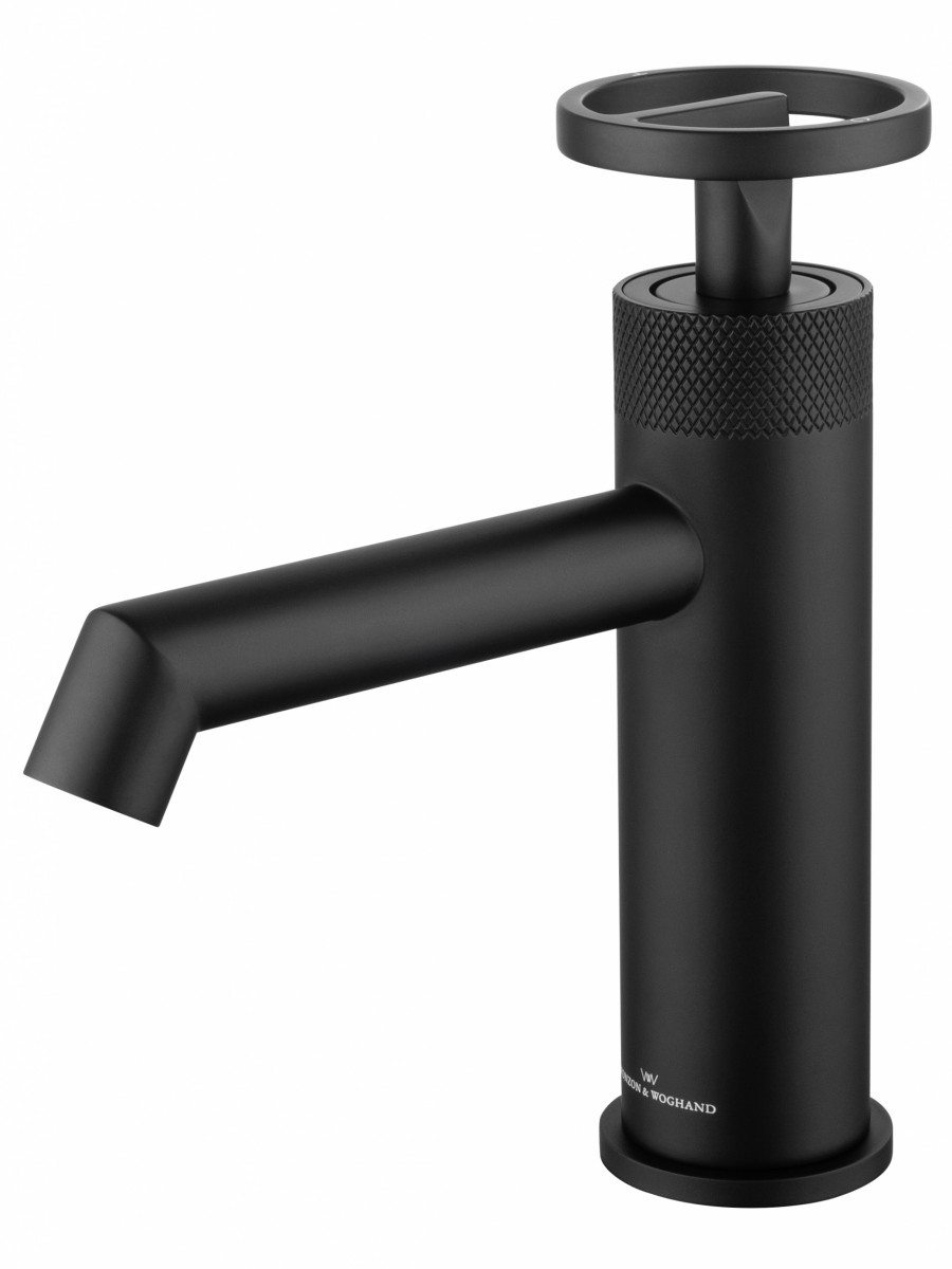 Смеситель для раковины Wonzon & Woghand WW-H1065-MB (чёрный матовый)