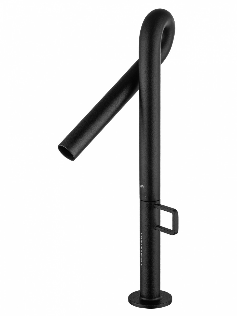 Смеситель для раковины Wonzon & Woghand LOOP WW-112-00-508 (чёрный матовый)