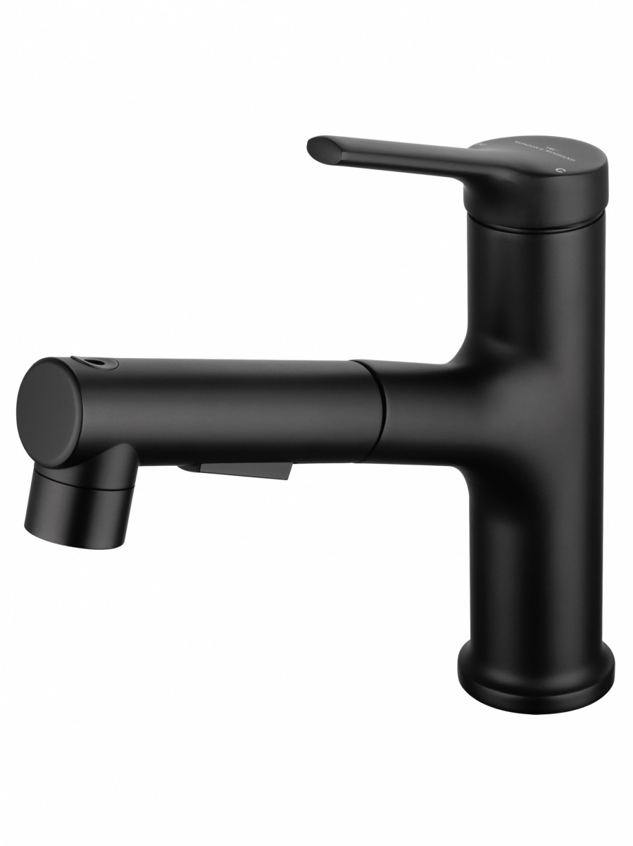Смеситель для раковины Wonzon&Woghand WW-A40862-MB (чёрный матовый)