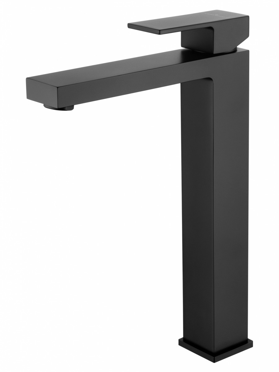 Смеситель для раковины-чаши Wonzon & Woghand Cube WW-88239016-MB (чёрный матовый)