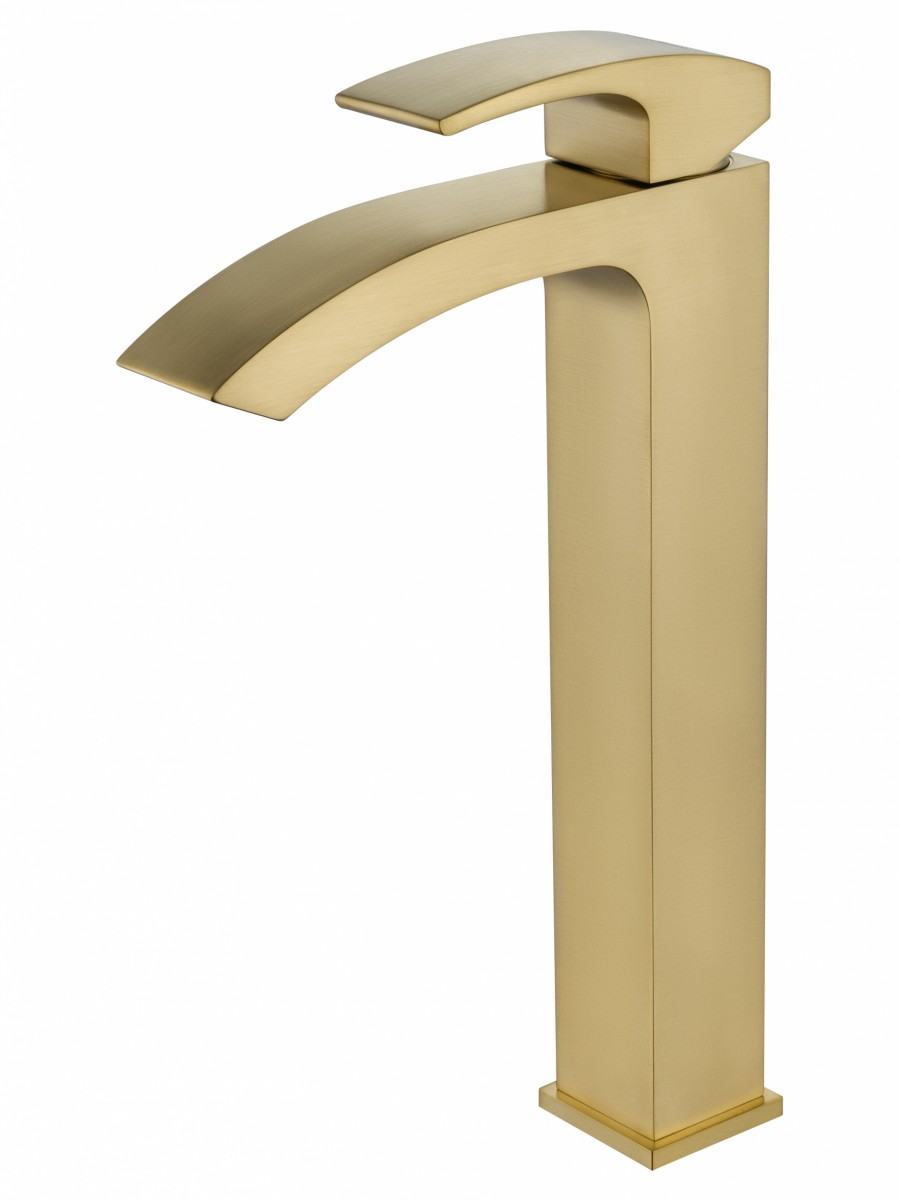 Смеситель для раковины-чаши Wonzon & Woghand Fit WW-88239009-BG (брашированное золото)