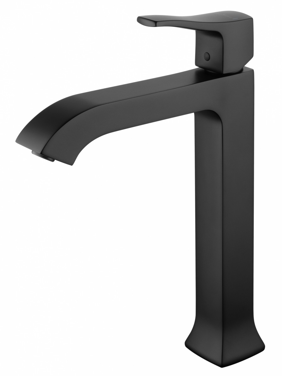 Смеситель для раковины-чаши Wonzon & Woghand Flex WW-88019072-MB (чёрный матовый)