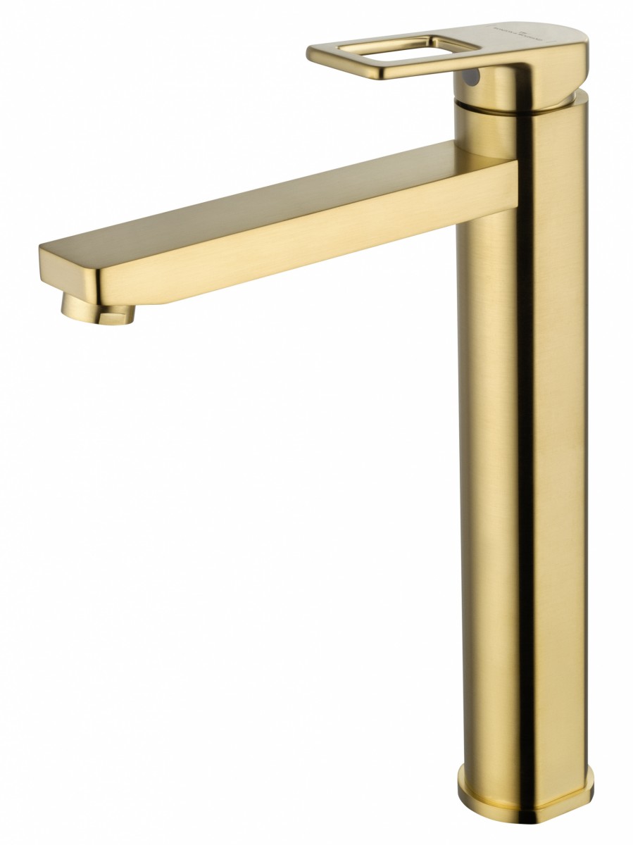 Смеситель для раковины-чаши Wonzon & Woghand Frame 88239010-BG (брашированное золото)