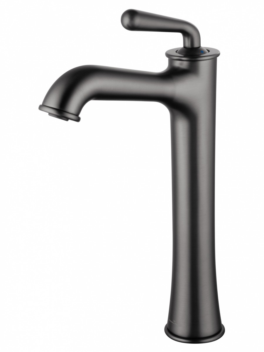 Смеситель для раковины-чаши Wonzon & Woghand STEAM WW-88239008-BGM (тёмный графит)