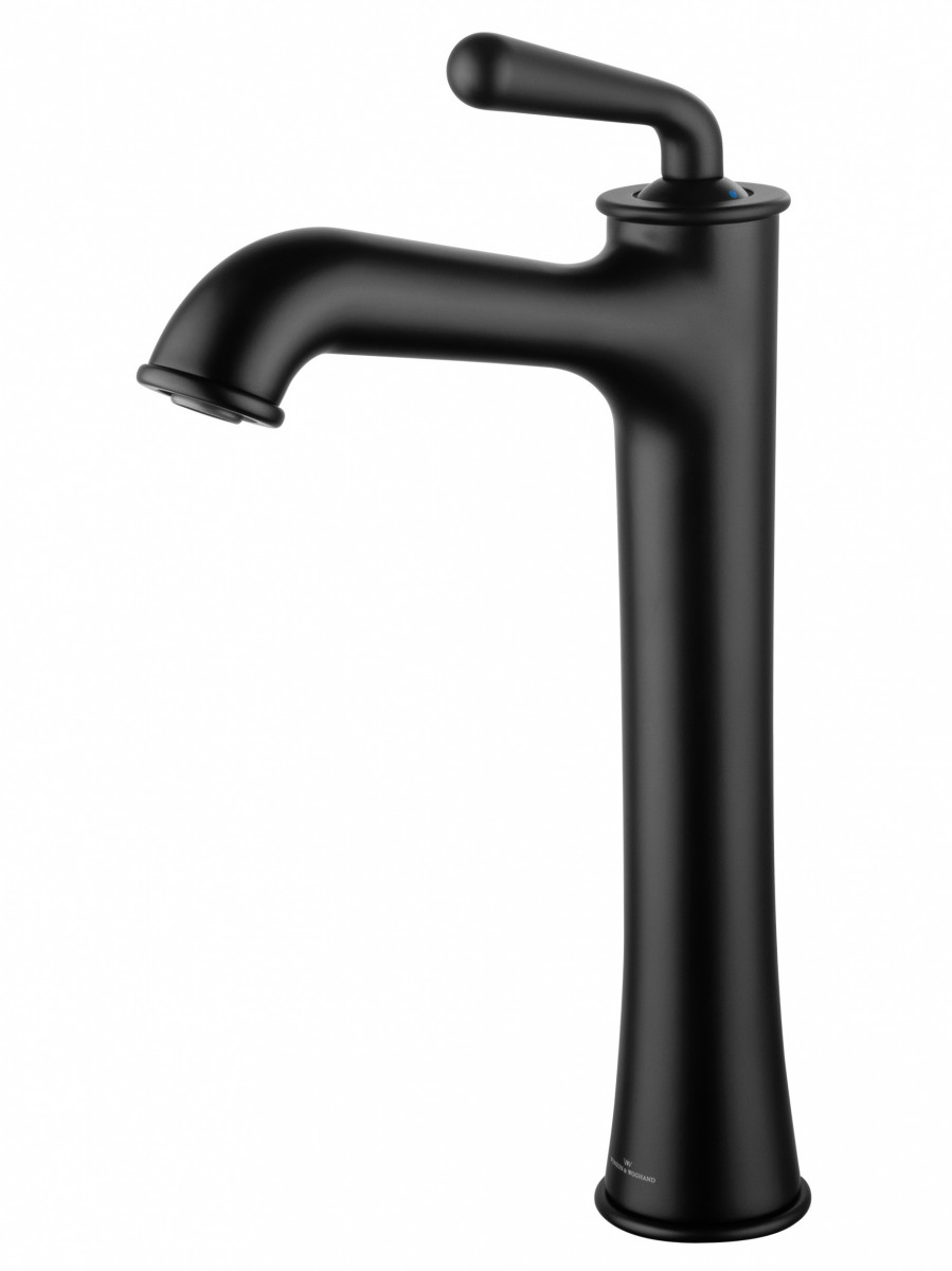 Смеситель для раковины-чаши Wonzon & Woghand STEAM WW-88239008-MB (чёрный матовый)