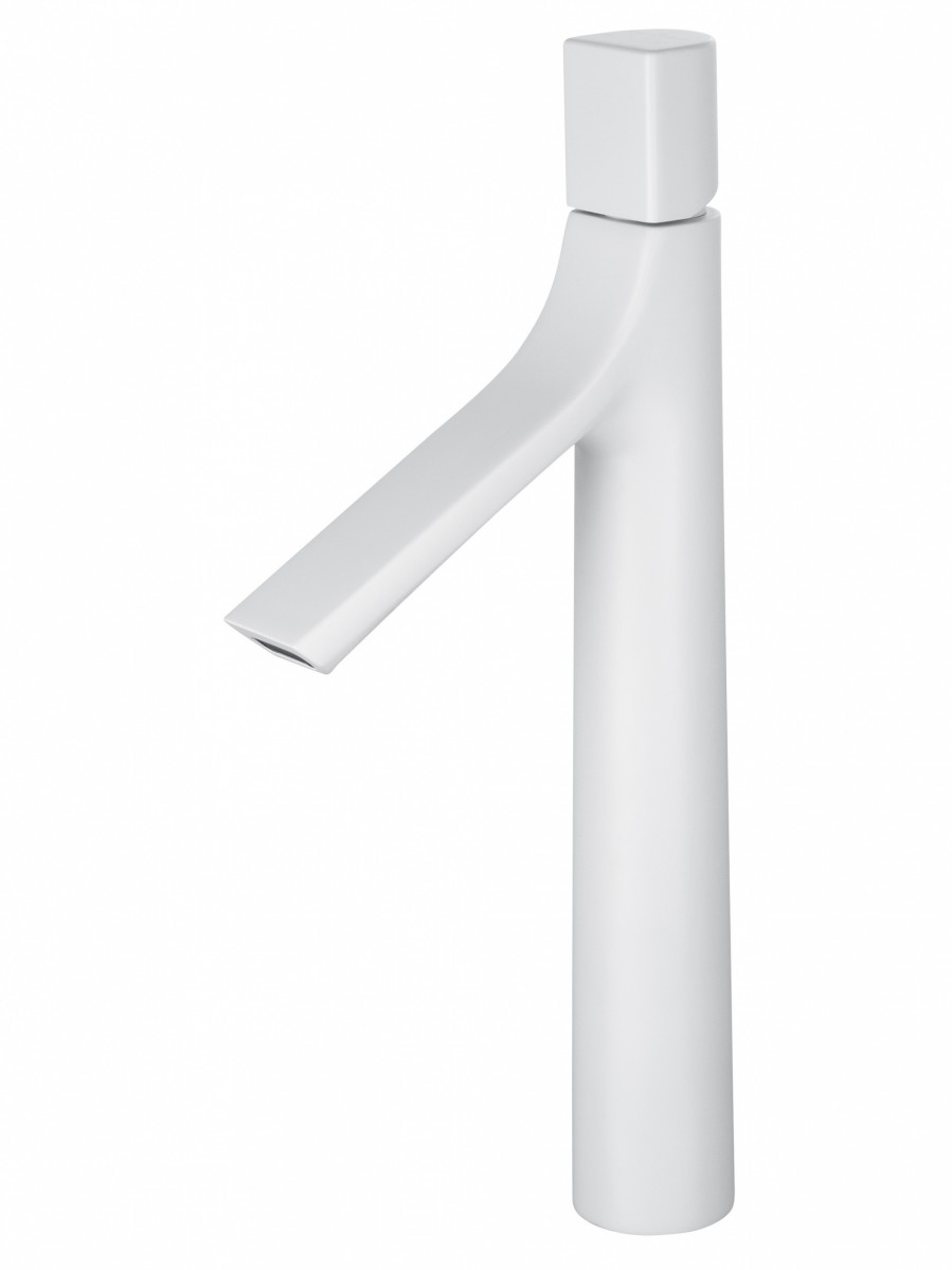 Смеситель для раковины-чаши Wonzon & Woghand The One WW-H1011-MW (белый матовый)