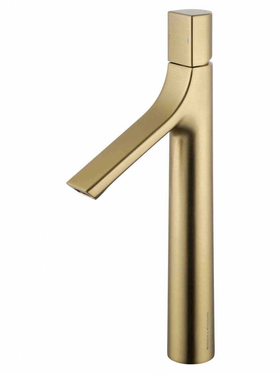 Смеситель для раковины-чаши Wonzon & Woghand The One WW-H1011-BG (брашированное золото)