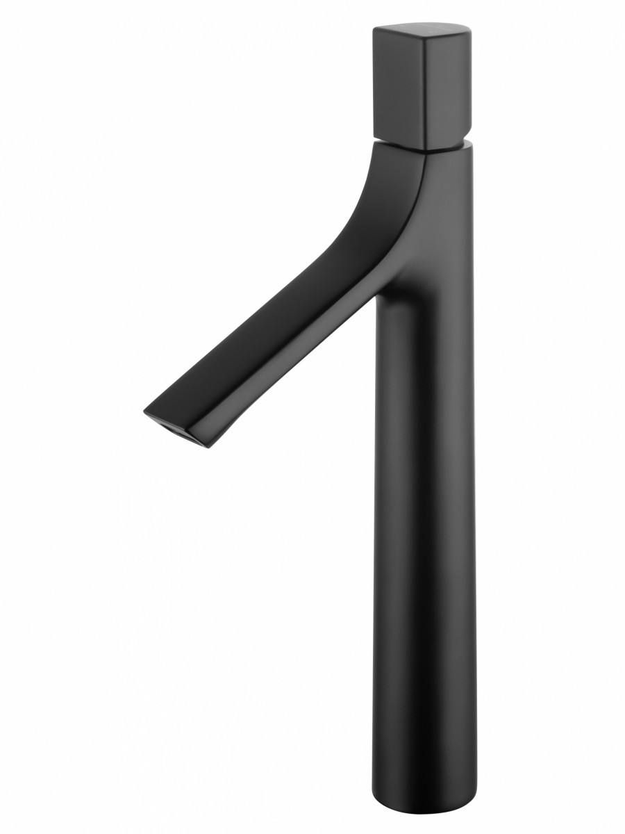 Смеситель для раковины-чаши Wonzon & Woghand The One WW-H1011-MB (чёрный матовый)