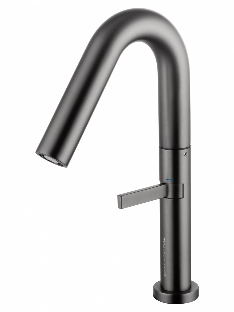 Смеситель для раковины-чаши Wonzon & Woghand WW-6068-BGG (тёмный графит)