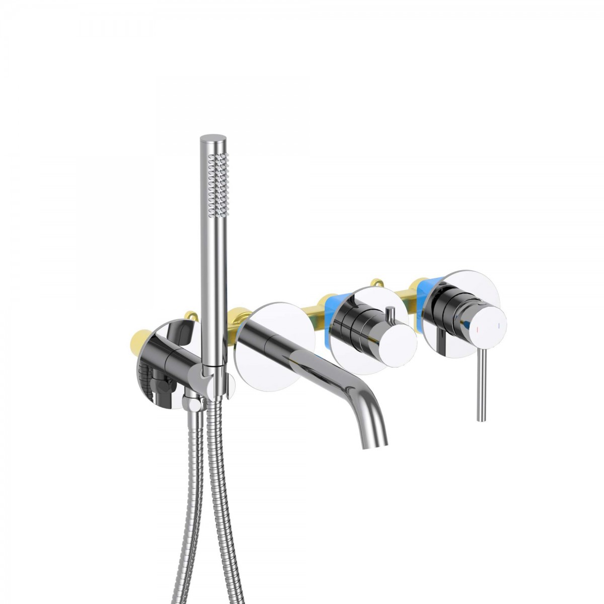 Встраиваемый смеситель для ванны Aquatek Европа AQ1344CR (хром)