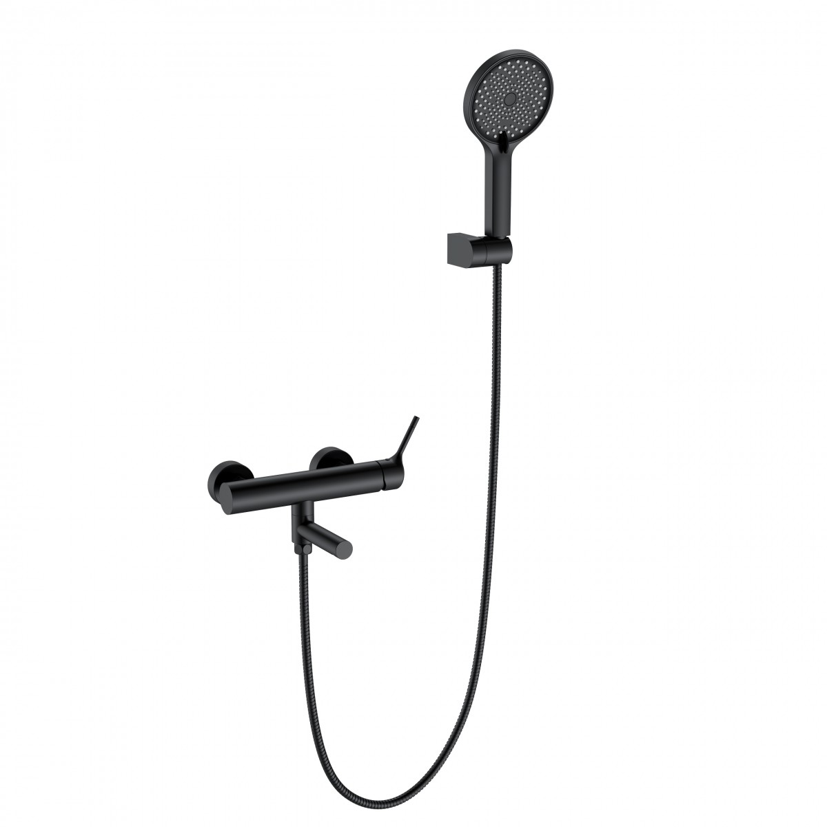 Встраиваемый смеситель для ванны Vincea Feerie VTFW-5FE2MB (черный)